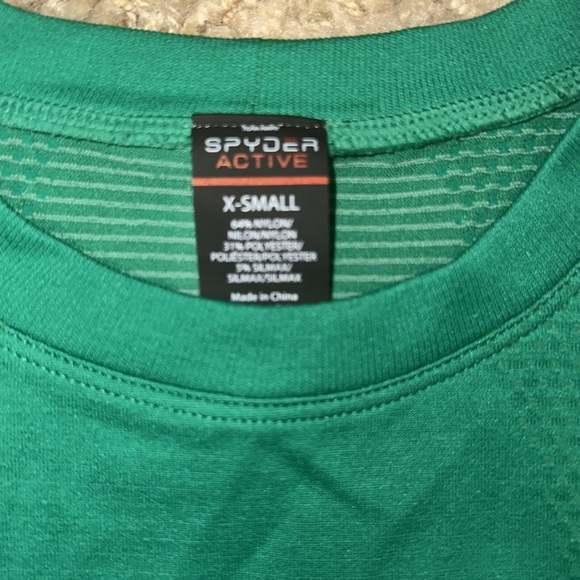 NWT Spyder Ladies’ Sleeveless Green Shirt (XS) - Picture 3 of 5